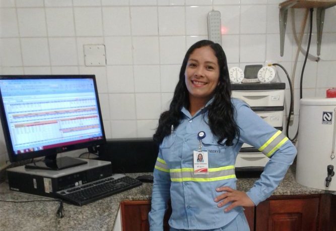 Maura Cerqueira: força feminina na operação em mineração