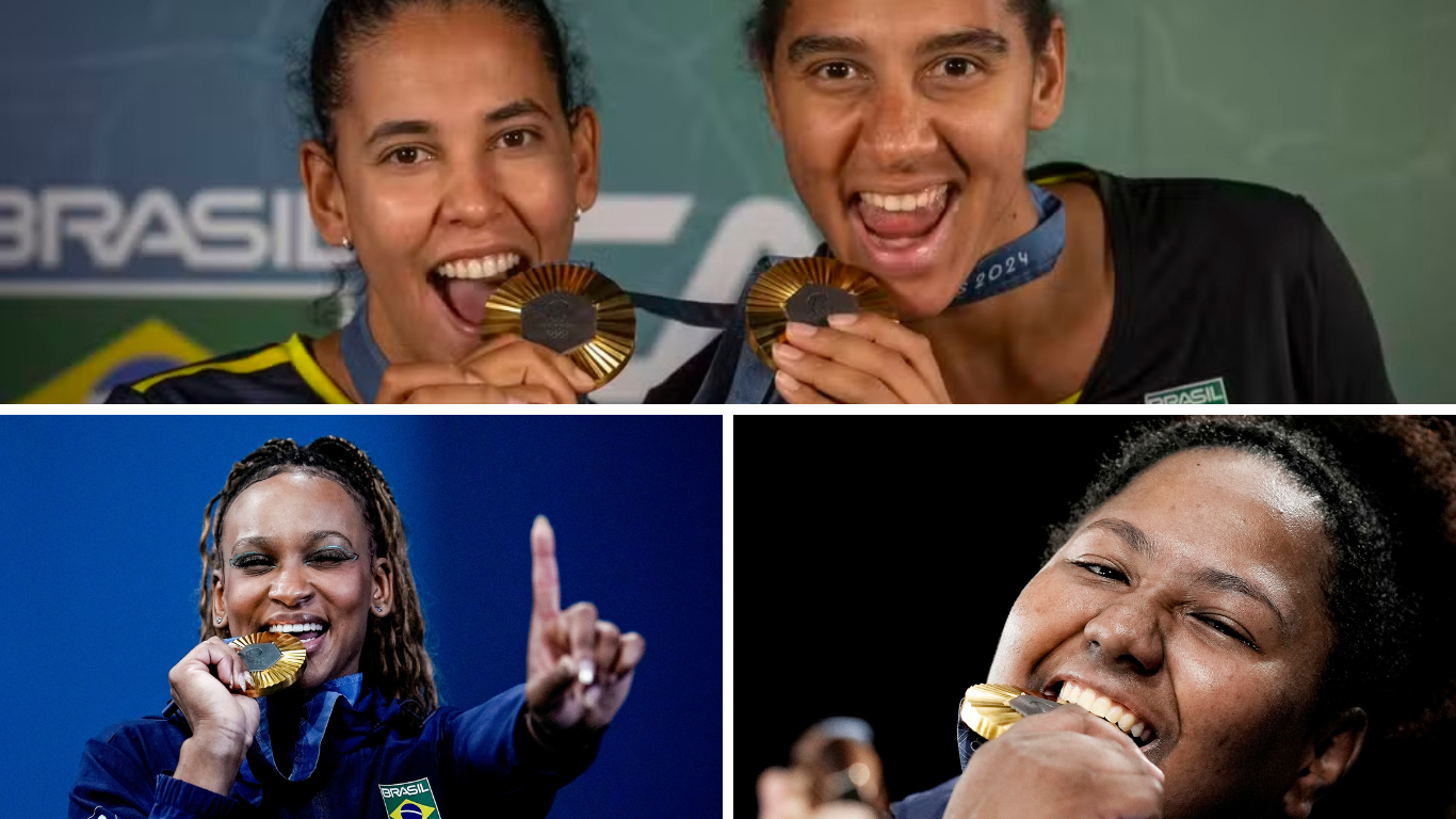 Medalhistas olímpicos: entenda a tradição de morder a medalha