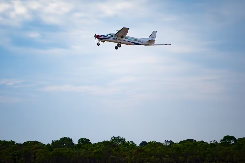 Avião tecnológico inicia mapeamento no Tocantins em busca de minerais estratégicos